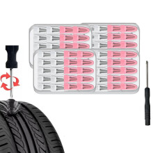 TireFix Rubber Nail Kit (80PCS) – 2 Sizes, Screw-In Plugs for Fast Self-Service Tire Repairs on Cars, Trucks, Motorcycles – Compatible with