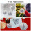 Purple Ceramic Snowy Pine Tree Ornament 1 Piece 3