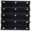 OUNONA cast iron right angle brackets L shape4pcs 4