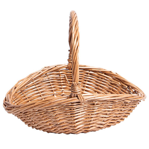 Valentine's Day Picnic Basket Woven Wicker 1 Set