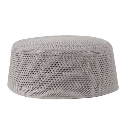 Men's Knitted Arab-style Kufi Cap Breathable Mesh