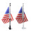 Motorcycle flagpole mount for outdoor flags with base 7