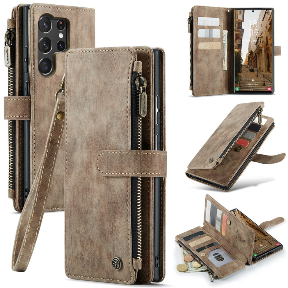 Caseme Wallet Case For Samsung Galaxy S23 Ultra Pu Leather 975221395221