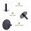 Decorative Duck Holder Display Stand Black 10 pcs 8