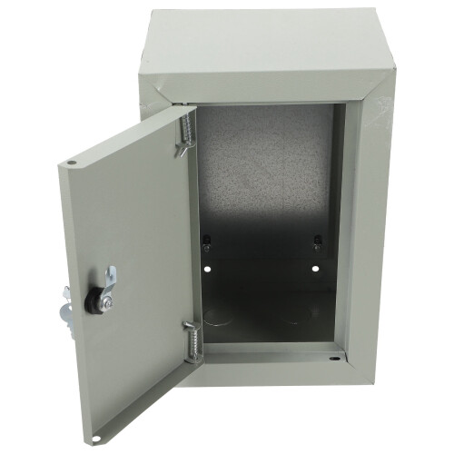 Light Grey Steel Outdoor Junction Box 1 Unit