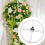 Flower Pole Display Stand Base White 3-Hole DIY Accessory 6