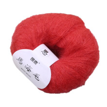 Soft mohair cashmere yarn for knitting shawls and scarves
