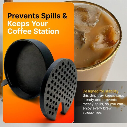 Swap Replacement Part to Prevent Spills Replacement Drip Tray for  Vertuo Next Coffee Machine Easy Cleaning,2PC 2