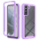 Purple Galaxy S21 FE Case with Built-in Screen Protector 1