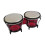 Bongo Drum Set African Hand Drum 6 inch and 7 inch Tunable 1