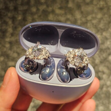 Butterfly Rhinestone Earbud Clip Jewelry, Removable DIY