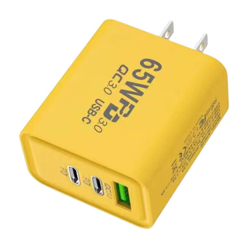 Fast Charging Plug Dual Type-C Ports Lightweight