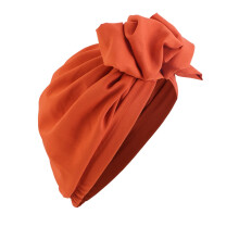 Women's Turbans and African Head Wraps Orange One Size