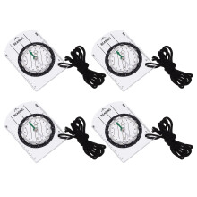 4 Pcs Compass Bulk Hiking Survival Bracelet for Kids Travel
