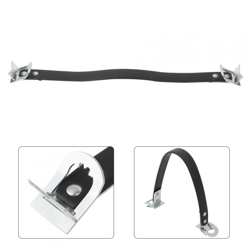 Battery Carrier Heavy Duty Black Metal 1 Pcs