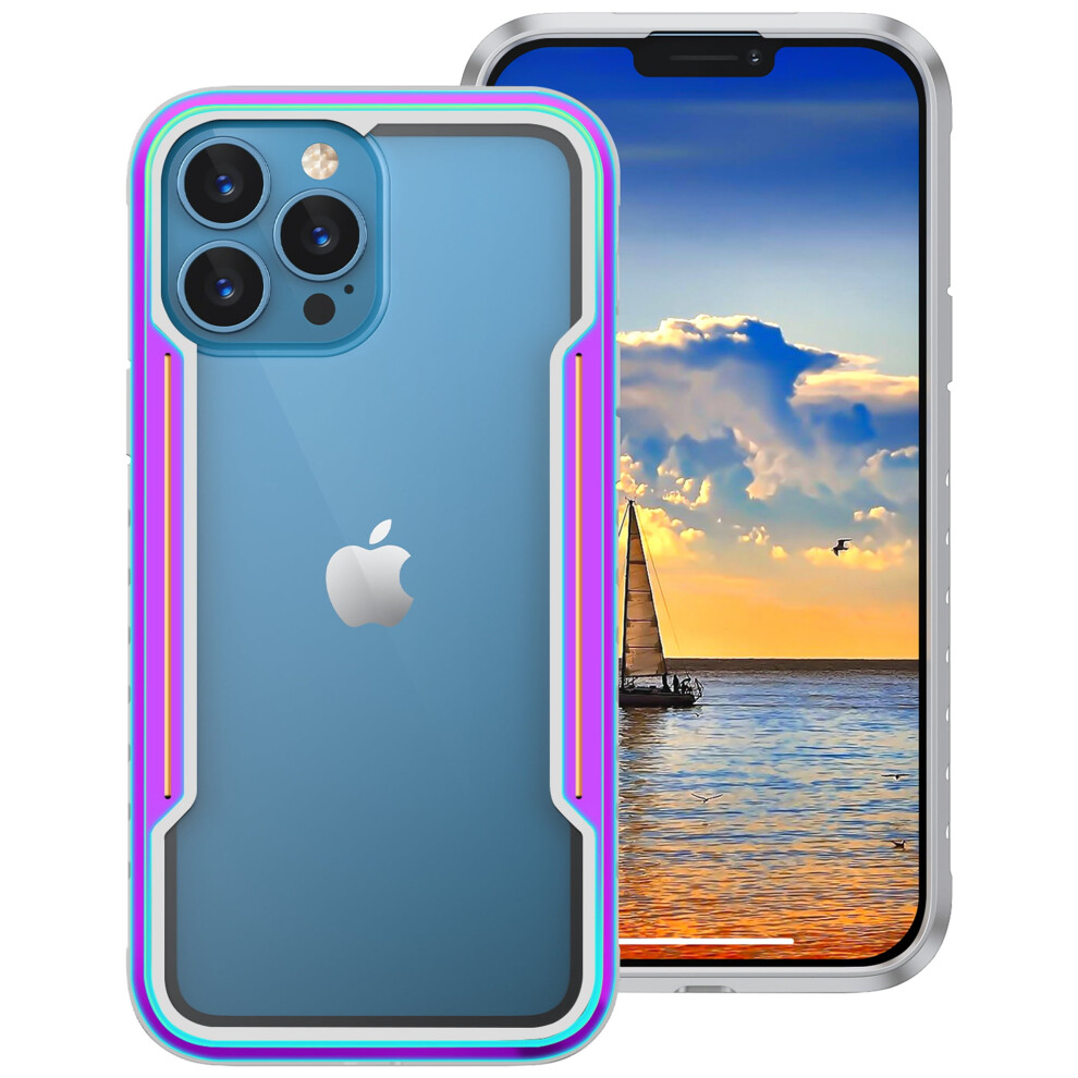 Shockproof Clear Case For Iphone 14 Pro Max With Aluminum 971050746289