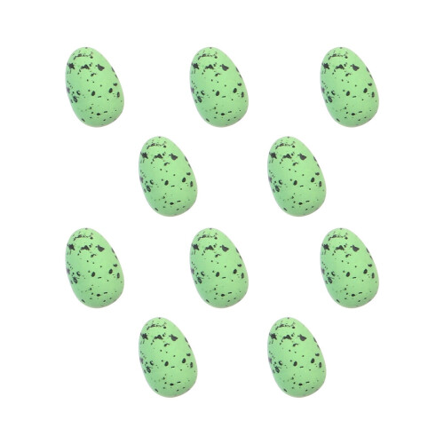 10Pcs Mini Speckled Blue Foam Easter Eggs for Baskets, Vases, Rustic Party Decor & Home Table – Compatible with Easter Crafts 1