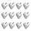 Refrigerator Magnets Pink Love Heart 12PCS 1