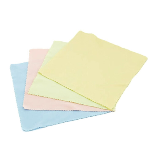 Microfiber Cleaning Cloths Colorful Square 100 Pack 5" x 5" 2