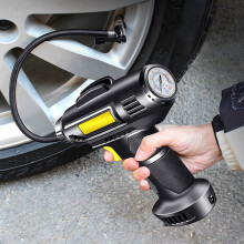 Portable Tire Inflator 150 PSI with LED Light and Auto Stop