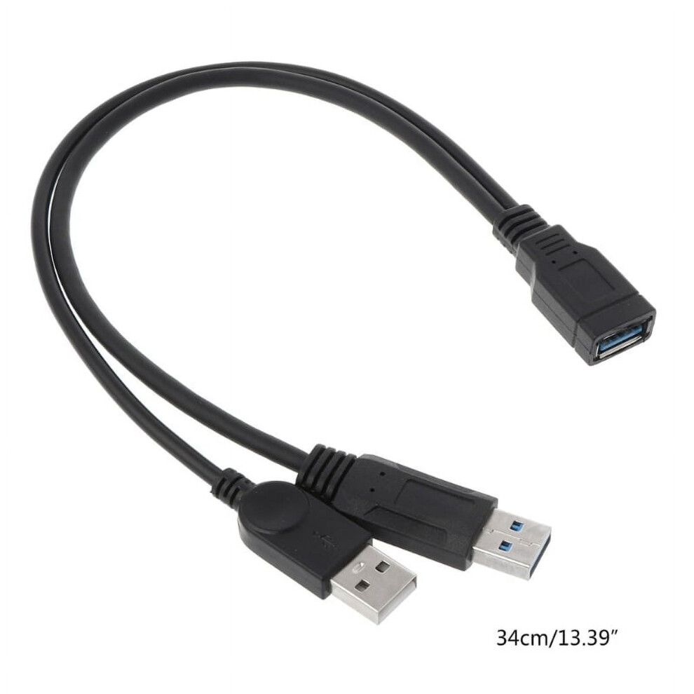 Usb 2.0 A-Male To Dual Usb-Female Splitter Cable 971050391557