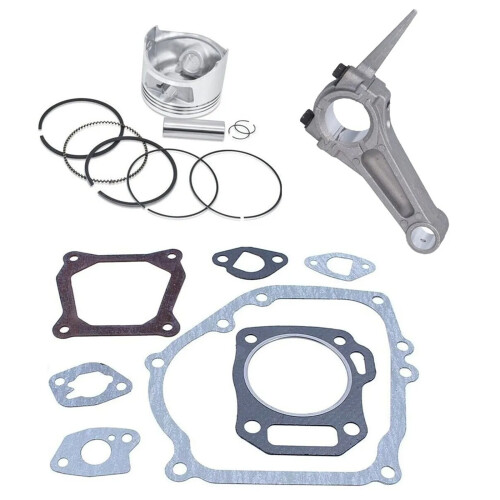 Piston Kit with Connecting Rod Pin Ring and Full Gasket Set