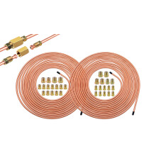 Brake Line Tubing Copper Nickel Steel Plated 25 Ft 3/16" OD