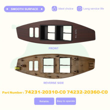 1 Par de Paneles Superiores del Reposabrazos de la Puerta Delantera 74231-20310-C0 7423220360C0 para  Premio Allion 07-21 Cubierta del