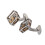 Steampunk Watch Movement Cufflinks for Men Square 2 pcs 1