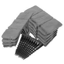 1 Set Small Fence Plastic Garden Fence Garden Borders For Landscaping Border Fence Plastic Garden Edging Strip Fence For Garden
