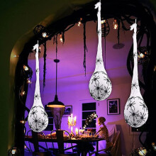 Halloween Spider Decoration Light-Up Hanging 1 Piece