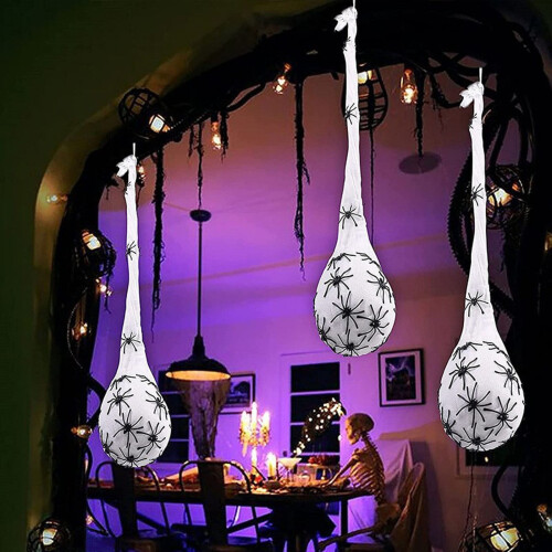 Halloween Spider Decoration Light-Up Hanging 1 Piece