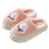 Women's Soft-Bottom Heightening Rabbit Slippers Pink1Pair 3