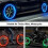 Waterproof luminous car tire valve caps 8-piece set 6