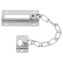 - Door Hook Lock Chain Security Travel Cabinet Silver