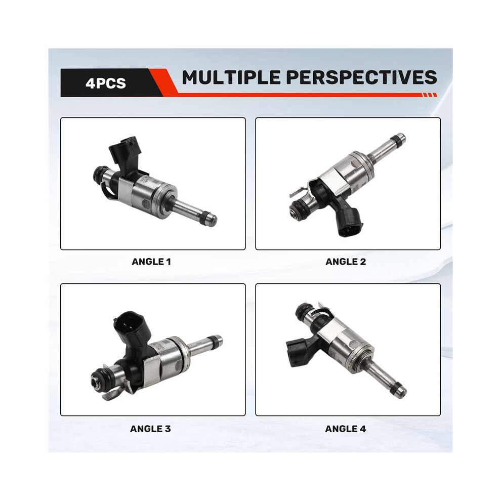 4Pcs Jr3e-9G929-Bc Fuel Injectors For F-150 For Mustang 5.0L V8 Cm5265 2018-2020 6031907647641