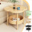 Modern Nightstand Small Bedside Table with Storage 1
