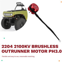 Moteur Sans Balais 2204 2100KV PH3.0 pour Axial SCX24 TRX4M 1/24 1/18 RC Crawler Upgrade