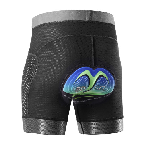 Arsuxeo herrecykelshorts med 5D gelpolstring 2