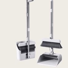 Broom and Dustpan Set with Long Handle for Home Office Use