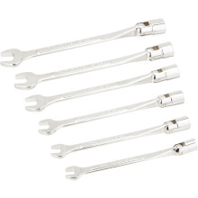 ACWSW6M 6 Pc Combo Wrench/Socket - Metric Mm
