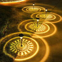 25-Lumen Solar Pathway Lights, Super Bright LED, Auto ON/OFF, IP65 Waterproof Glass Lights for Garden, Lawn, Patio