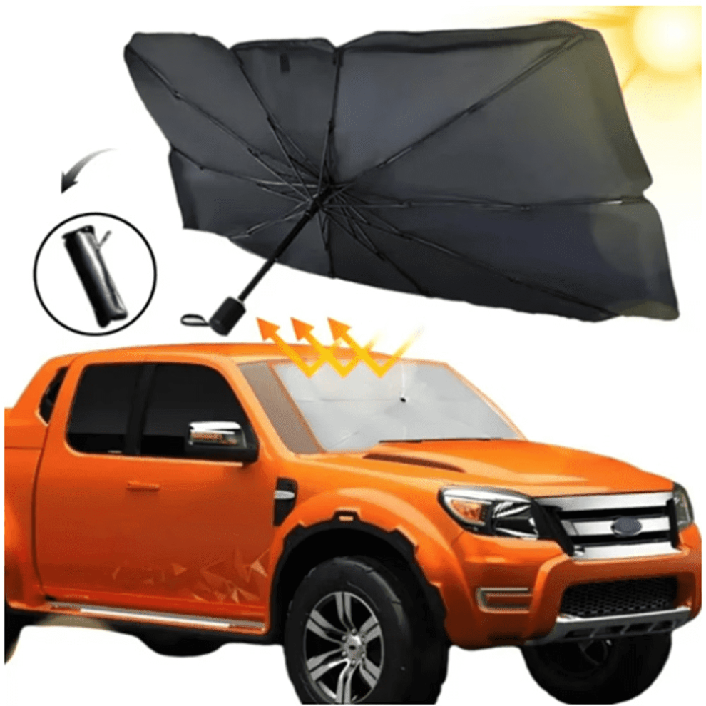 Zouyue Windshield Sun Shade Foldable 57X31 Inch Silver 971050384320