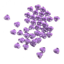 4x500x 8mm Heart Rhinestone Flatback Embellishment Wedding Decor 4 Pcs