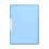 3-Prong Report Folder Plastic Letter Size with Pocket and 1