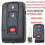 Prius Smart Remote Key Shell Black 3-Button 1