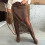Women's High Waist Lace Patchwork A-Line Maxi Skirt 1