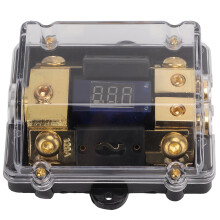 EBTOOLS Power Ground Distributor Copper Block 1 In 2 Out