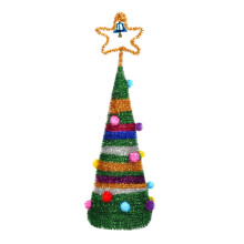 Pre-lit Mini Christmas Tree with Pine Cones Decoration