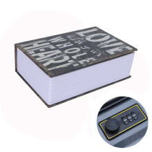 Simulation Dictionary Book Money Box with Combination Lock – Disguised Book Safe for Secure Valuables Storage